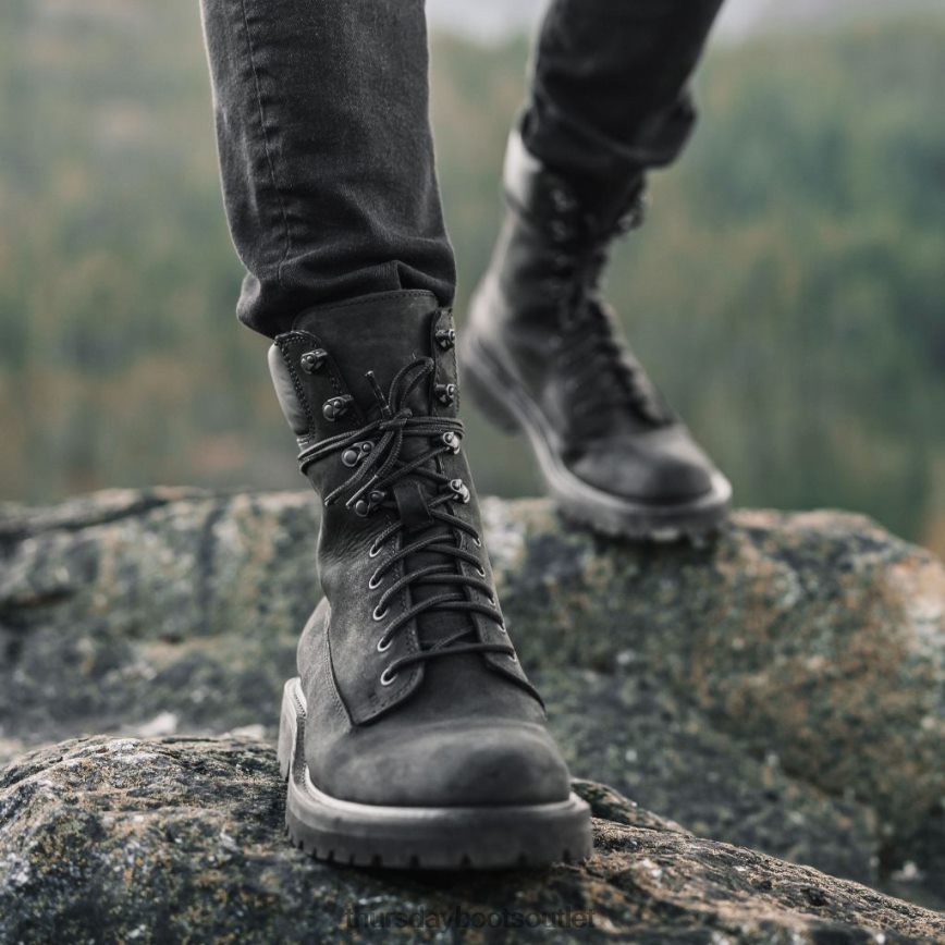 pl Thursday Boots mężczyźni poszukiwacz czarny mat V64N6284 buty