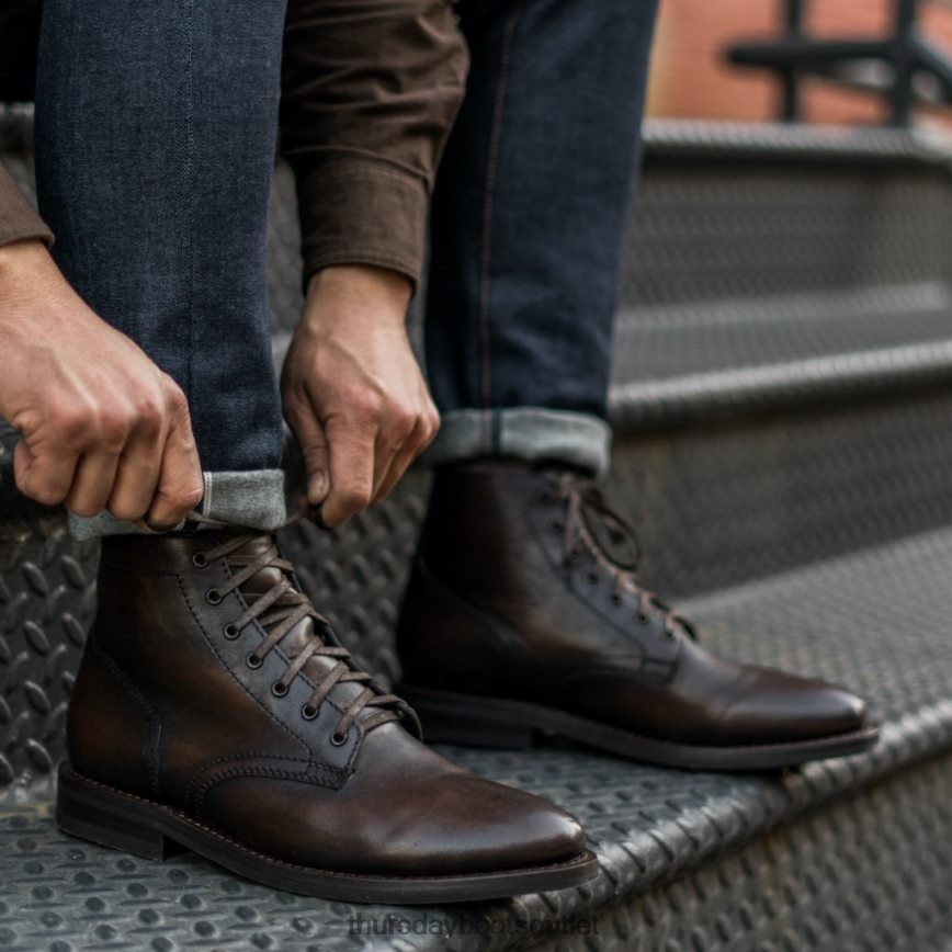 pl Thursday Boots mężczyźni prezydent czarna kawa V64N6227 buty