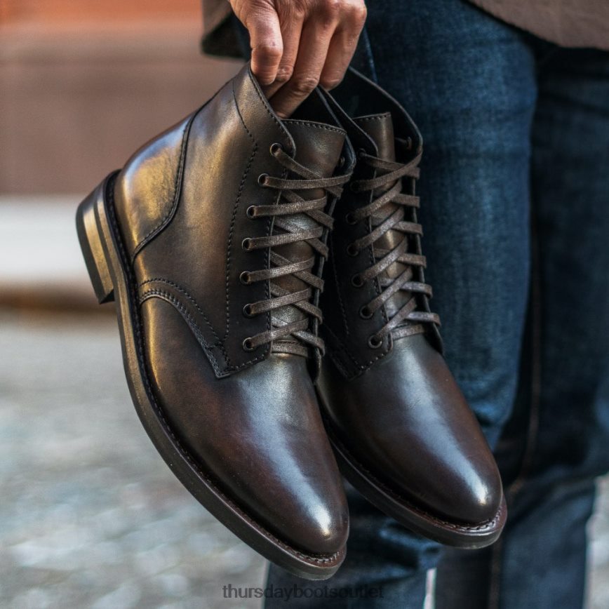 pl Thursday Boots mężczyźni prezydent czarna kawa V64N6227 buty