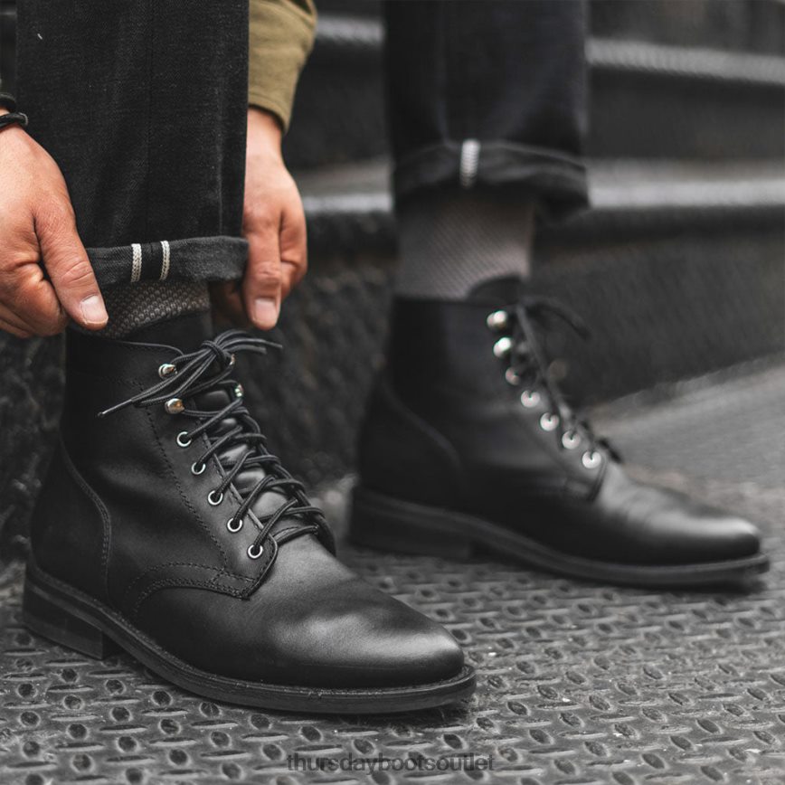 pl Thursday Boots mężczyźni prezydent czarny mat V64N6231 buty