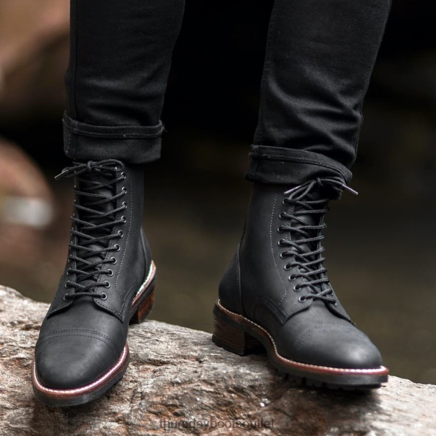 pl Thursday Boots mężczyźni rejestrator czarny mat V64N6299 buty