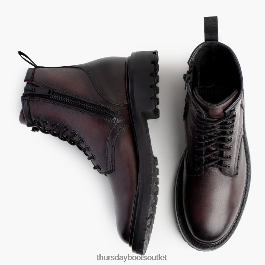 pl Thursday Boots mężczyźni stąpać czarna wiśnia V64N6256 buty