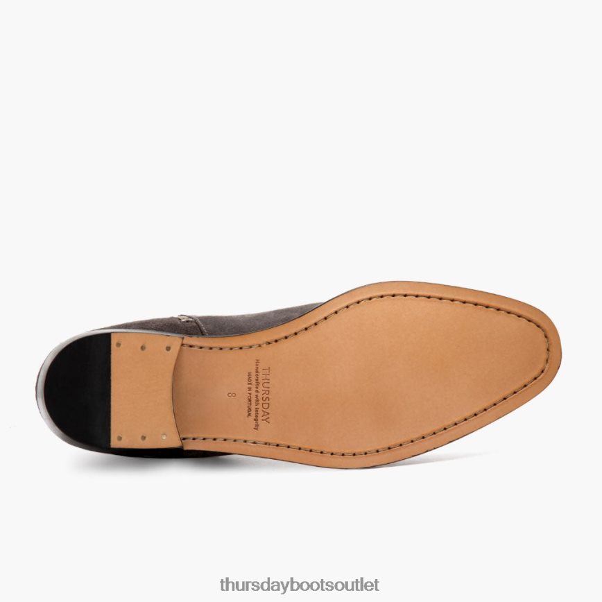 pl Thursday Boots mężczyźni uprząż szary zamsz V64N6292 buty