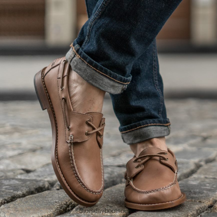 pl Thursday Boots mężczyźni mokasyn ręcznie szyty Herbatnik V64N62225 buty