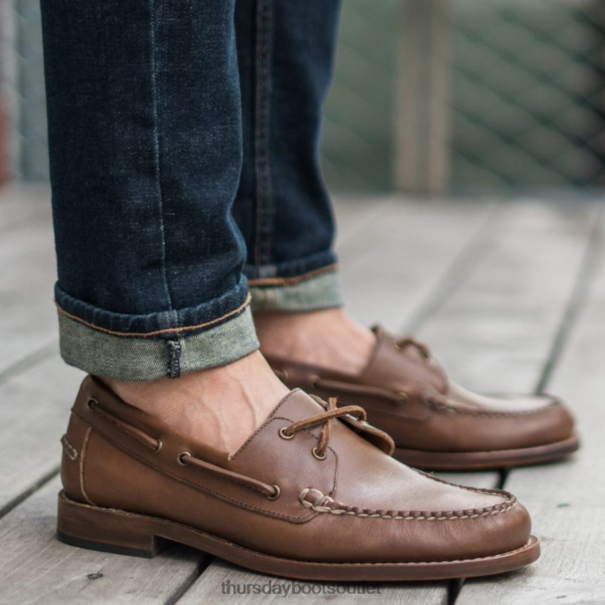 pl Thursday Boots mężczyźni mokasyn ręcznie szyty amerykański orzech biały V64N62222 buty