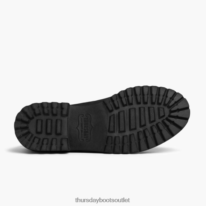 pl Thursday Boots mężczyźni mokasyn ręcznie szyty czarny mat V64N62227 buty
