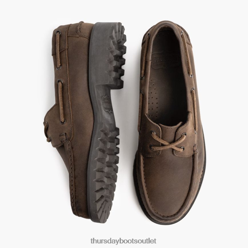 pl Thursday Boots mężczyźni mokasyn ręcznie szyty tytoń V64N62226 buty