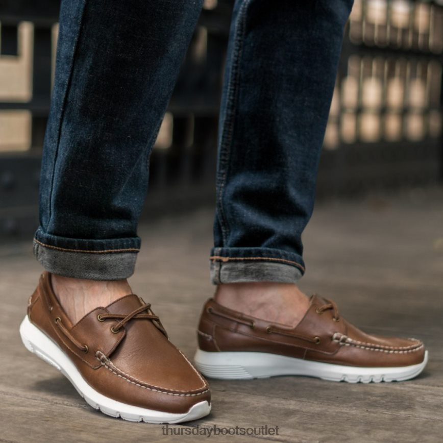 pl Thursday Boots mężczyźni ręcznie szyty biegacz amerykański orzech biały V64N62199 buty