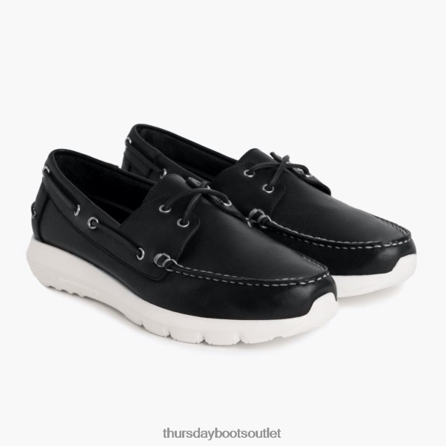 pl Thursday Boots mężczyźni ręcznie szyty biegacz czarny V64N62198 buty