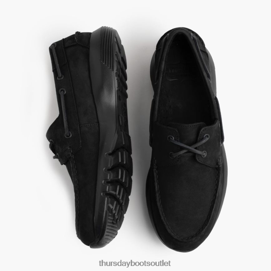 pl Thursday Boots mężczyźni ręcznie szyty biegacz czarny mat V64N62197 buty