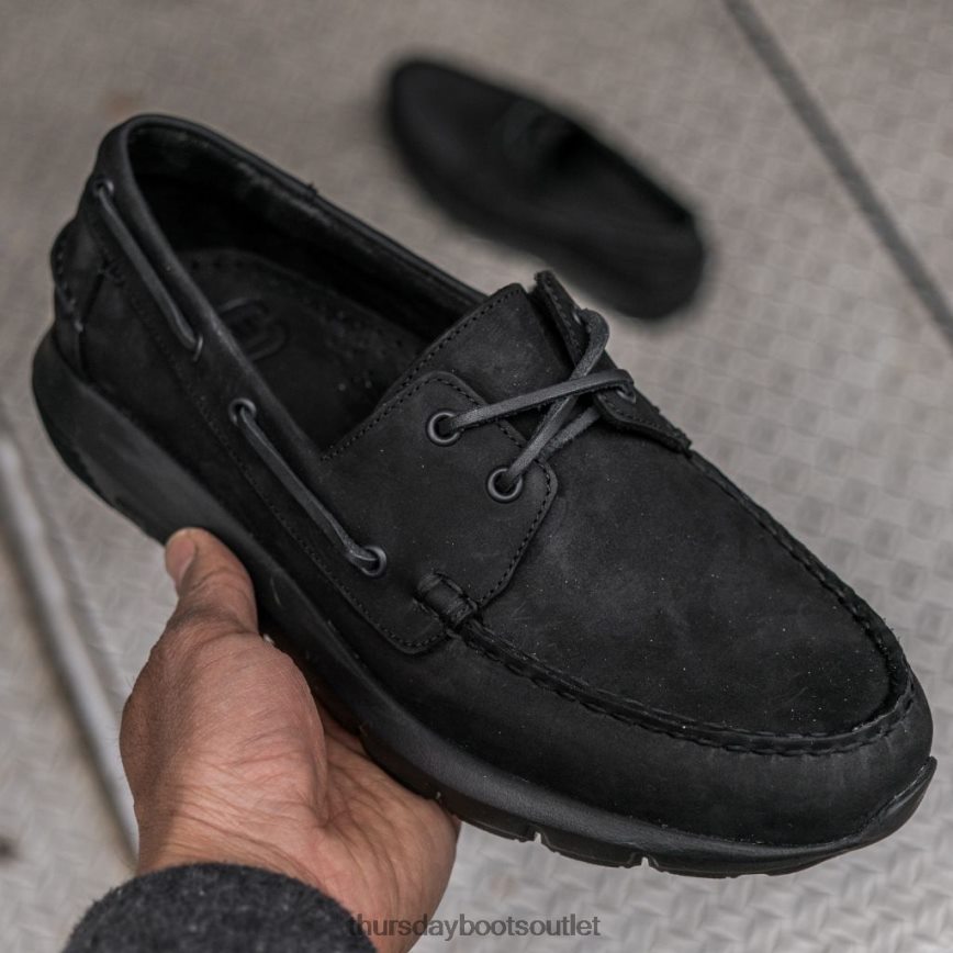 pl Thursday Boots mężczyźni ręcznie szyty biegacz czarny mat V64N62197 buty