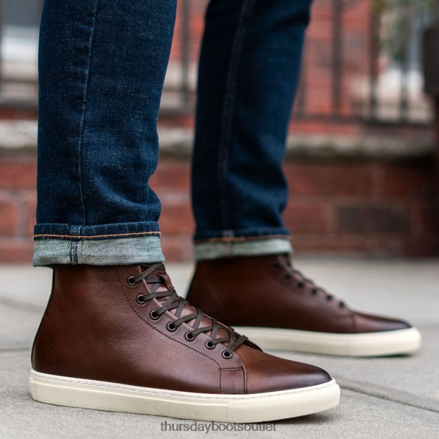 pl Thursday Boots mężczyźni premierowy wysoki top Kawa V64N62136 buty