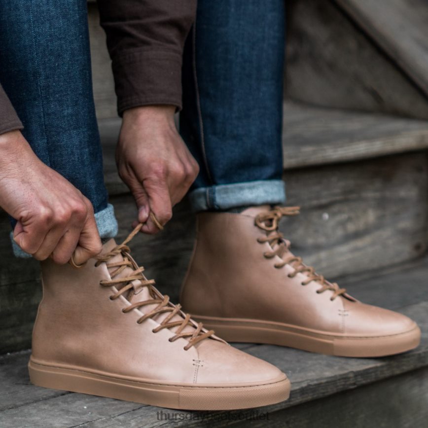 pl Thursday Boots mężczyźni premierowy wysoki top naturalna vachetta V64N62141 buty