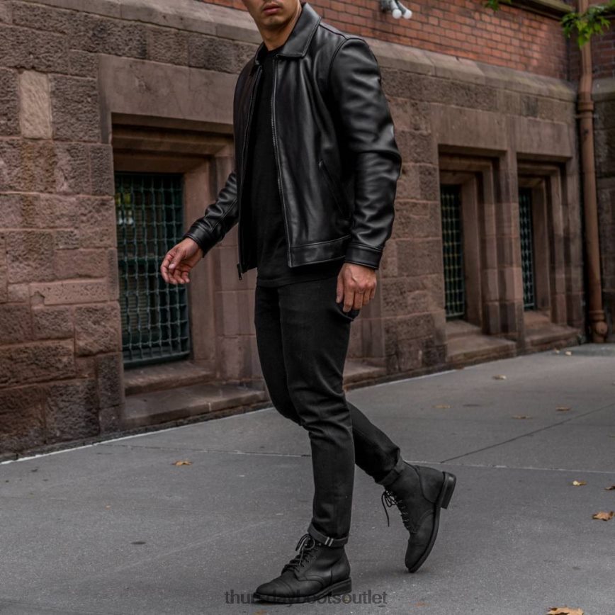 pl Thursday Boots mężczyźni kurtka keanu czarny V64N62148 odzież